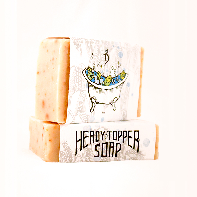 Two bars of Heady Topper handmade soap