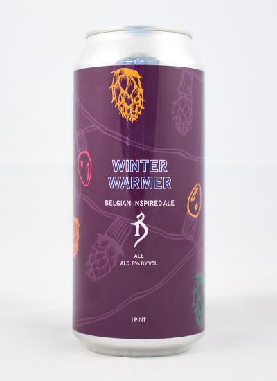 can of Winter Warmer Belgian-Inspired Ale 8% ABV