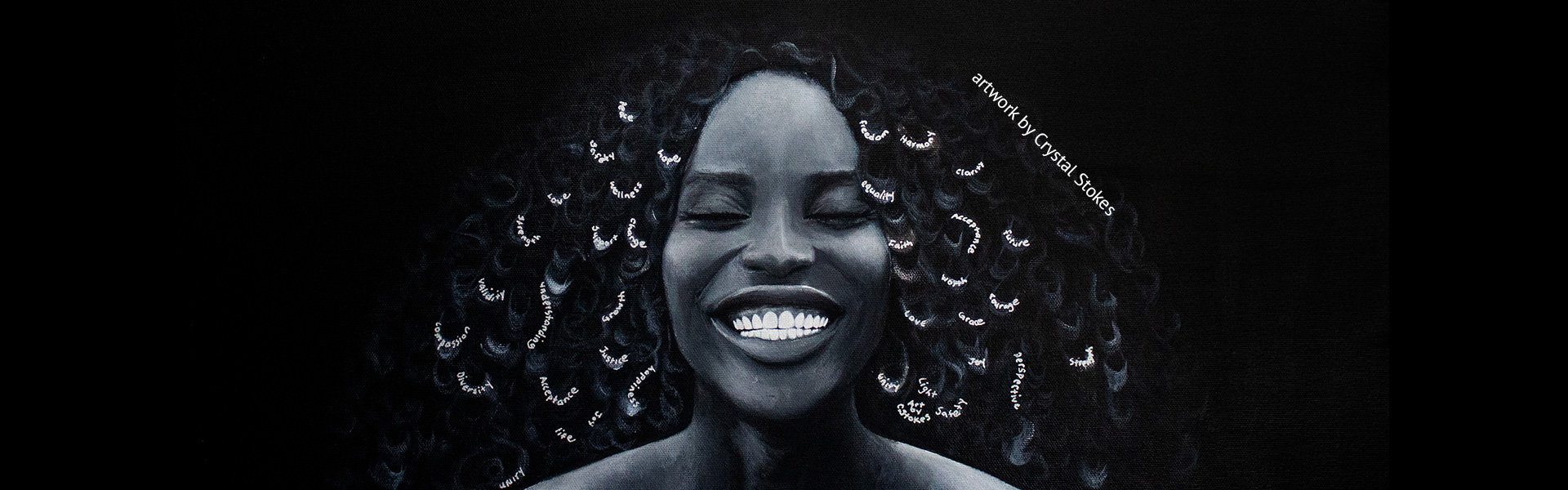 smiling BIPOC woman by Crystal Stokes label image for People Power