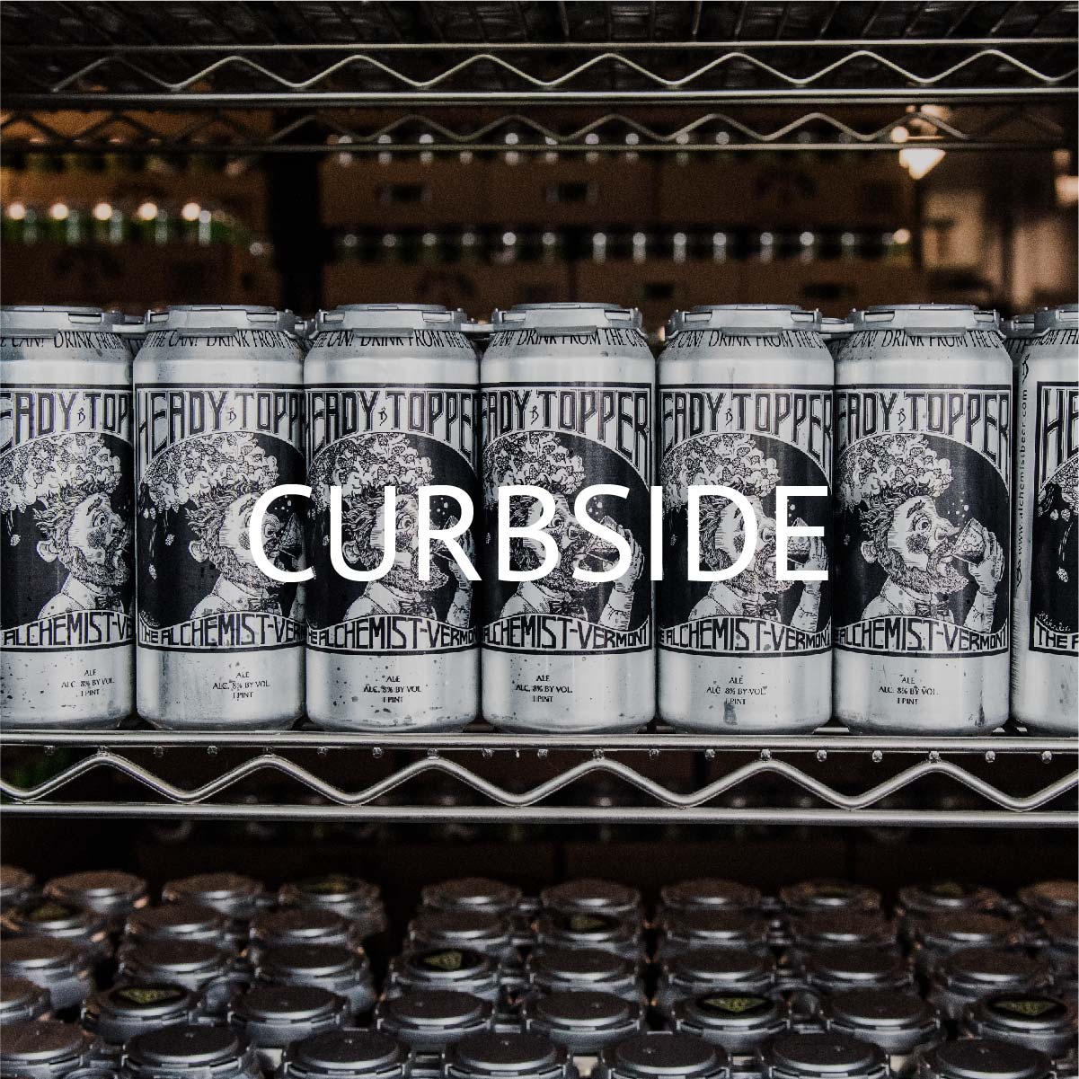 Click to learn more about curbside pickup at the Alchemist