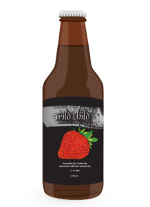 Wild Child Strawberry 375ml bottle